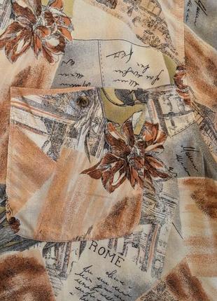 Винтаж рубашка гавайка из вискозы vintage3 фото