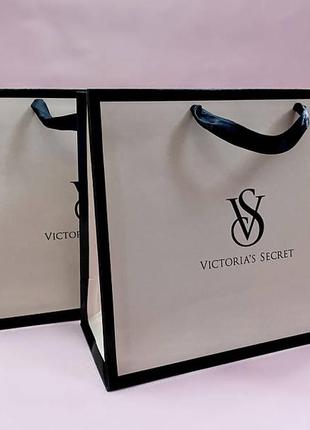 Пакетик victoria's secret s. пакет вікторія сікрет. брендований пакетик victoria's secret1 фото