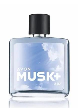 Musk air+ туалетна вода для нього (75 мл) avon