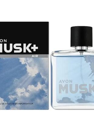 Musk air+ туалетна вода для нього (75 мл) avon2 фото