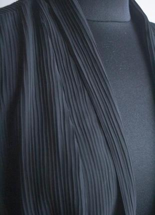 Дуже класна чорна базова накидка-кімоно, пліссе, універсальна3 фото