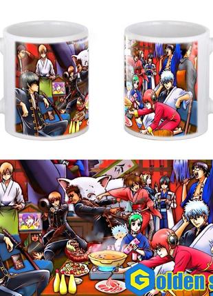 Аниме чашка "gintama" (гинтама)1 фото