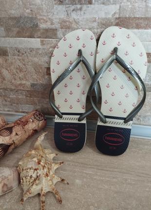 Havaianas стильные фирменные вьетнамки, сланцы, шлепки, шлепанцы, флип флопы1 фото