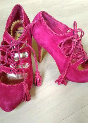 Нереально круті туфлі, ботильйони belle&mimi3 фото