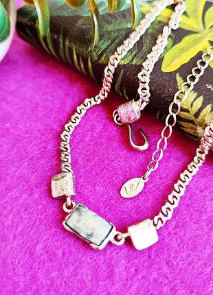 Колье liz claiborne, серебристый тон, винтаж