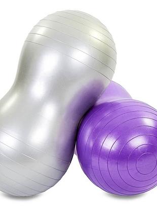 М'яч для фітнесу фітбол арахіс 90см кольори в асортименті