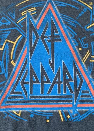 Женский худи def leppard crop top укороченный свитшот хлопковый с капюшоном3 фото