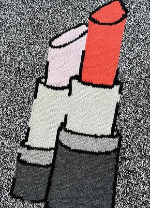 Женский шерстяной свитер удлиненный кофта теплая4 фото