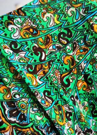 Коасивый тропический сарафан с украшениями-бусами5 фото