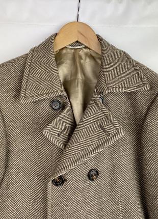 Мужское кашемировое пальто brunello cucinelli herringbone cashmere2 фото