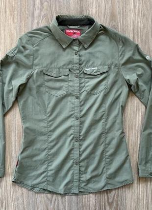 Жіноча туристична сорочка трекінгова з довгим рукавом з захистом від комах2 фото