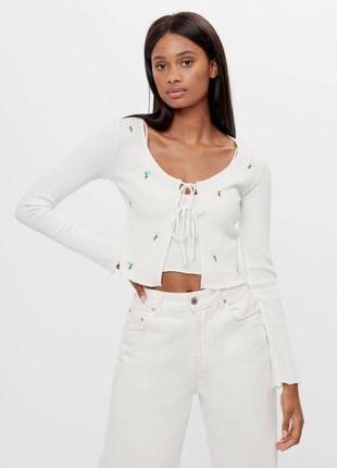 Топ кофточка в цветы h&amp;m mango zara