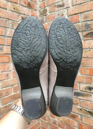 Кожаные туфли jana размер 39 (25 см.)6 фото