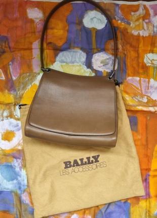 Кожаная сумка bally, люксовая сумка, сумочка bally, брендовая сумка2 фото
