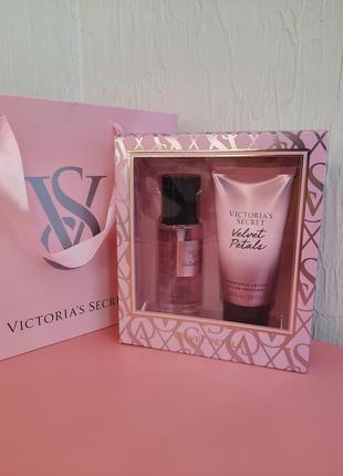 Парфумований набір victoria's secret velvet petals duo