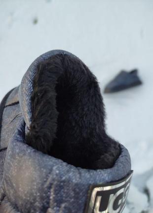 Удобнейшие дутики лоферы слипоны мокасины зимние теплые на меху сменка женские кроссовки ботинки 35 36 р 22.5 см 23 см3 фото