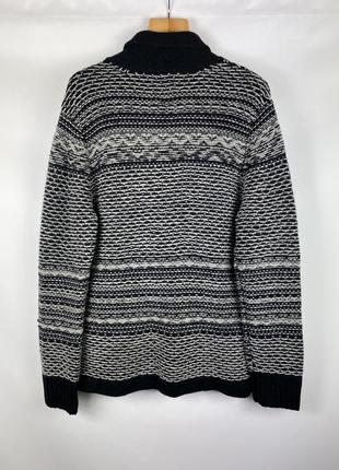 Чоловічий вʼязаний светр кардиган levis wool6 фото