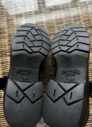 Зимові шкіряні черевики  оригінальні чорні з хутром5 фото