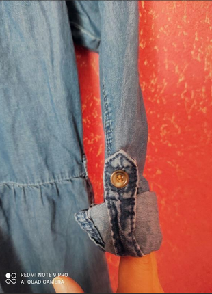 Плаття-сорочка джинсове3 фото