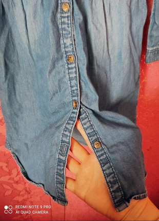 Плаття-сорочка джинсове6 фото