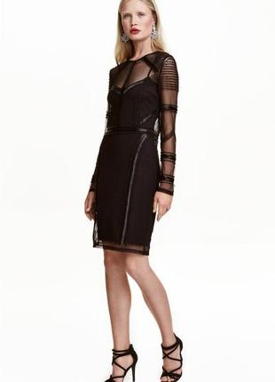 Изысканное платье черная с бисером 2 в 1 xs-s1 фото