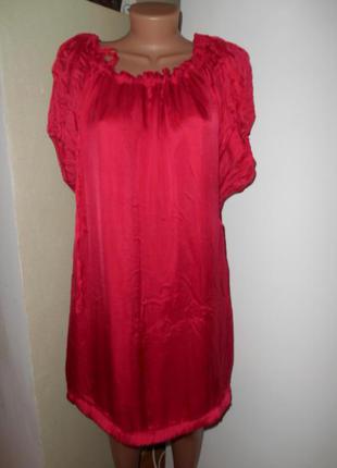 Платье нат.шелк zara  пог-62см