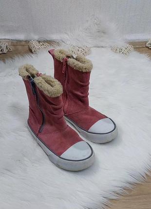 Clarks стильные замшевые сапожки, размер 27 (uk 9)