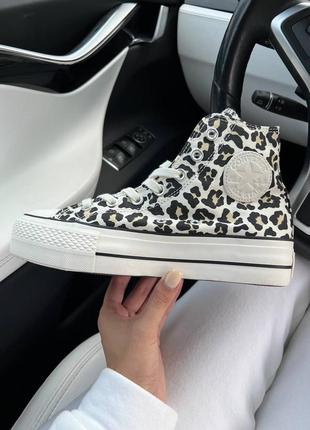 Кеди converse
chuck taylor all star leopard platform high top8 фото