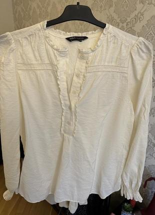 Нежная винтажная рубашка блузка
