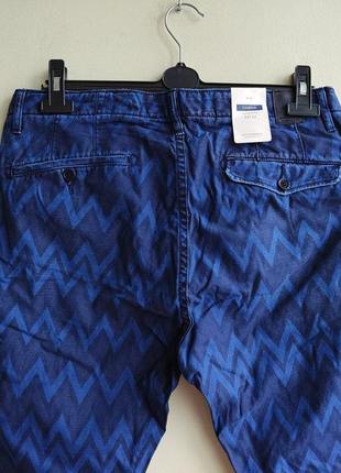 Мужские брюки плотные theon slim taper fit scotch&soda amsterdam blauw6 фото