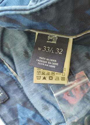 Мужские брюки плотные theon slim taper fit scotch&soda amsterdam blauw3 фото