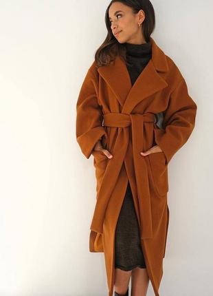 Кашемировое пальто на подкладке длинное пальто10 фото