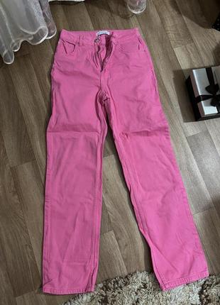Розовые брюки1 фото
