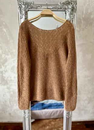 Sezane джемпер с super kid mohair +baby alpaca1 фото