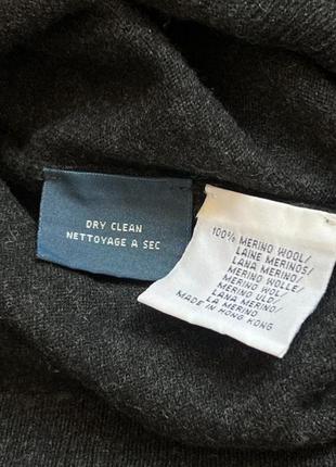 Вовняний светр джемпер polo ralph lauren оригінальний чорний сірий3 фото