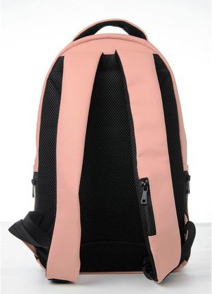 Рюкзак для ноутбука пудровый розовый большой рюкзак6 фото