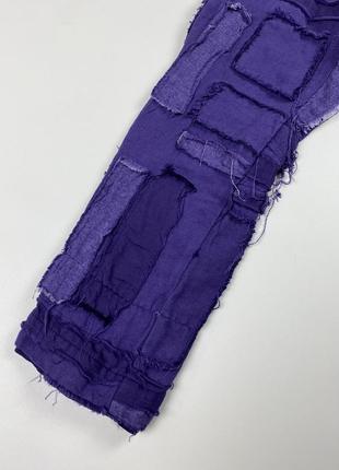 Новые женские брюки haider ackermann patchwork cropped2 фото