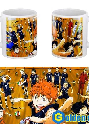 Аніме чашка "haikyuu!!" (волейбол)