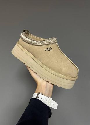 Угги угі уггі уги leopard ugg tazz platform mistard seed premium ❄️