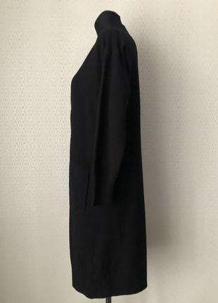 100% шерсть! черный длинный шерстяной кардиган от cos, размер  xs (s)2 фото