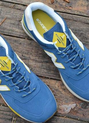 Оригинал new balance! кроссовки мужские синие 574 модель ml574jhp нью беланс6 фото