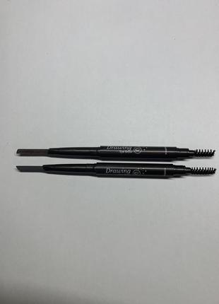 Карандаш для бровей с щеточкой/двухсторичной карандаш для бровей3 фото