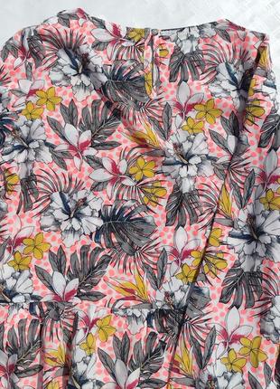 Яркая разноцветная блуза цветочный принт garcia6 фото