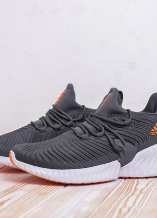 Распродажа! adidas alphabounce instinct серые с оранжевым адидас кроссовки женские текстиль адидас весенние осенние демисезонные демисезоны отменное качество5 фото