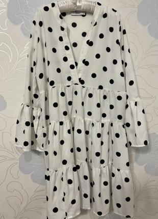 Стильное платье в горох only
