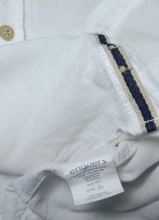 Engbers рубашка мужская с коротким рукавом. біла сорочка з коротким рукавом engbers.8 фото