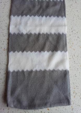 Новый шарф adidas originals ac logo scarf grey4 фото