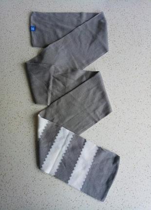 Новый шарф adidas originals ac logo scarf grey3 фото