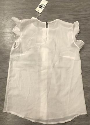 Блузка шифоновая garnarich s-m размер белая4 фото