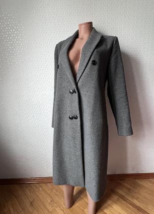 Пальто з шерсті stradivarius3 фото